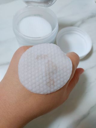 키노닉스 양배추 카밍 진정 토너패드 — 4점을 준 리뷰어가 2021년 8월 올린 사용 사진