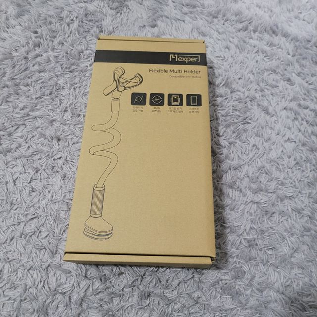단단한 집게형 침대 휴대폰 자바라 거치대 리뷰 사진