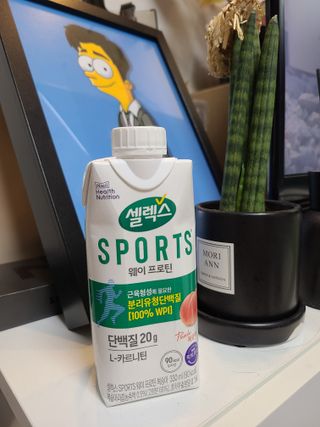 셀렉스스포츠 셀렉스 스포츠 웨이 프로틴 복숭아_ 330ml x 12팩 — 5점을 준 리뷰어가 2021년 10월 올린 사용 사진