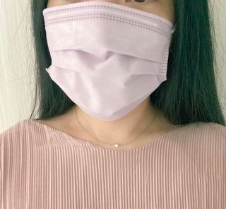 에어에이드 컬러 덴탈 마스크 — 5점을 준 리뷰어가 2021년 8월 올린 사용 사진