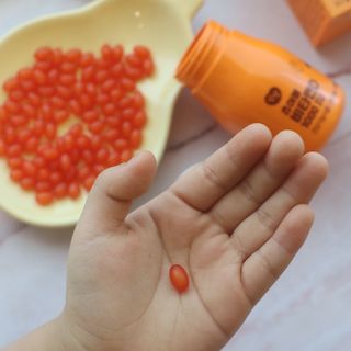 앙팡 츄어블 비타민D 1000 IU 130mg x 90정 — 4.5점을 준 리뷰어가 2023년 1월 올린 사용 사진