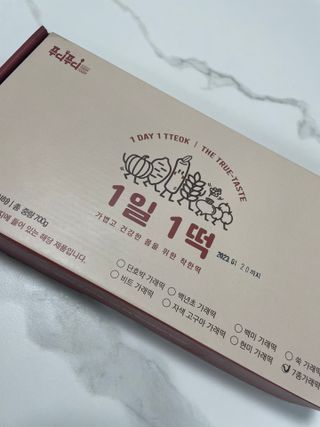 푸디푸디 1일1떡  가래떡 낱개포장 아침식사 식사대용 7종 세트 혼합 (14개입) — 5점을 준 리뷰어가 2022년 7월 올린 사용 사진