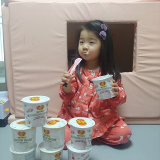 젤리벨리 솜사탕 2종-딸기치즈케이크, 바닐라 — 5점을 준 리뷰어가 2022년 3월 올린 사용 사진