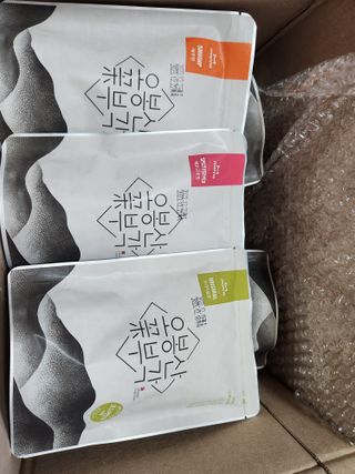 오봉산꽃부각 [만나식품] 오봉산 꽃부각 3가지 맛(오리지널, 새우맛, 매운고추맛) — 4.5점을 준 리뷰어가 2023년 1월 올린 사용 사진