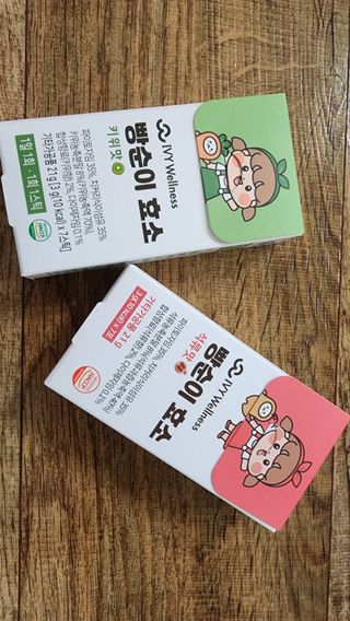 아이비웰니스 빵순이 효소 키위맛 7포 + 석류맛 7포 (총 14포, 2주분) — 5점을 준 리뷰어가 2022년 10월 올린 사용 사진