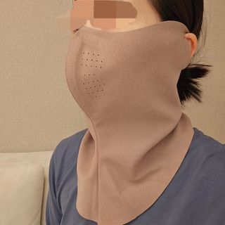 [AVAVE] 어베이브 올인원히트 스포츠 골프 방한 넥워머 마스크 — 5점을 준 리뷰어가 2024년 1월 올린 사용 사진