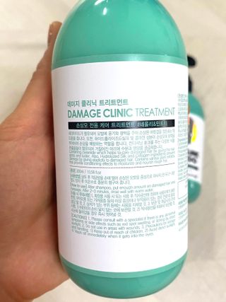 썸헤어 / SUMHAIR 썸헤어 데미지 클리닉 샴푸+트리트먼트 네롤리&민트티 — 5점을 준 리뷰어가 2021년 6월 올린 사용 사진