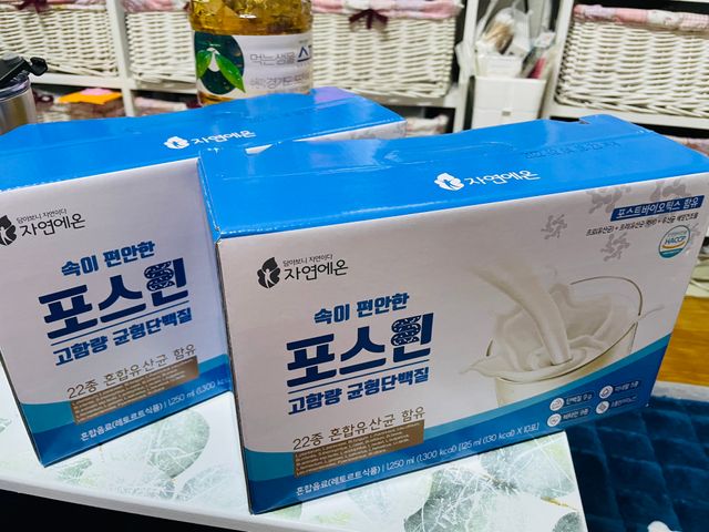 자연에온 마시는 프로틴 고함량 균형단백질 음료 포스틴 125ml 10개입 1BOX 리뷰 사진