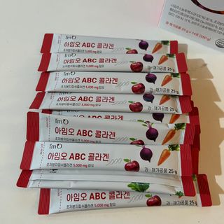 아임오 ABC 콜라겐 젤리 14포 — 5점을 준 리뷰어가 2022년 3월 올린 사용 사진