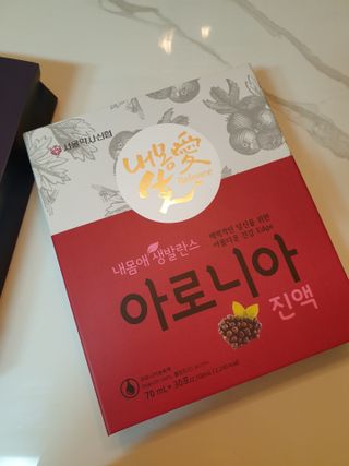 서울약사신협_내몸애생발란스아로니아_70ml x 30포 — 4점을 준 리뷰어가 2021년 7월 올린 사용 사진