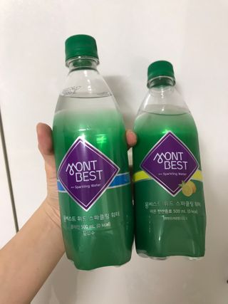 몽베스트 Montbest with Sparkling water Plain 20병 — 5점을 준 리뷰어가 2021년 10월 올린 사용 사진