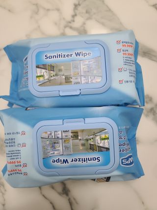 햅스 세균없는 주방 대형 2팩, HAPS sanitizer wipe — 5점을 준 리뷰어가 2021년 12월 올린 사용 사진