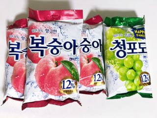 청포도캔디 복숭아캔디 — 5점을 준 리뷰어가 2022년 11월 올린 사용 사진