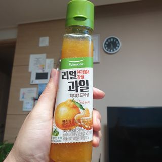 [풀무원] 리얼 과일  저지방 드레싱 240g 3종 — 5점을 준 리뷰어가 2021년 2월 올린 사용 사진