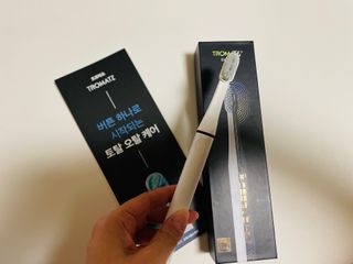 트로마츠 심플 미세전류 칫솔 — 5점을 준 리뷰어가 2022년 5월 올린 사용 사진