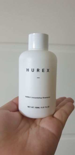 [HUREX] 휴렉스 볼류마이징 탈모완화 기능성 샴푸 150ml x 2개 — 4점을 준 리뷰어가 2021년 9월 올린 사용 사진