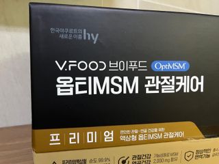 [브이푸드] 옵티MSM 관절케어 (70ml x30포) — 5점을 준 리뷰어가 2022년 7월 올린 사용 사진