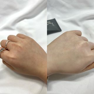 UVX 퀀텀 마스 올인원 톤업 선스크린 — 4점을 준 리뷰어가 2024년 3월 올린 사용 사진