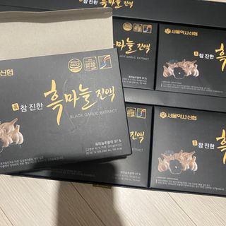서울약사신협 약사신협_흑마늘진액_70mlx30포 — 5점을 준 리뷰어가 2021년 5월 올린 사용 사진