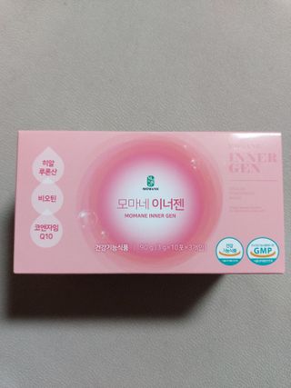 [모마네] 이너뷰티 히알루론산 비오틴 코큐텐 저분자피쉬콜라겐 - 3 g 30포 ★석류맛 — 5점을 준 리뷰어가 2021년 12월 올린 사용 사진