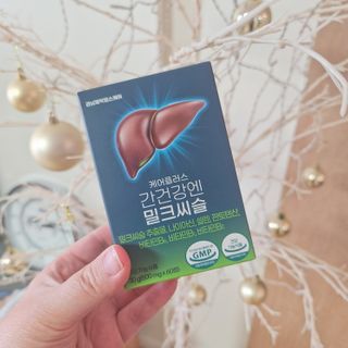 [경남제약헬스케어] 케어플러스 간건강엔 밀크씨슬 500mg 60정/2개월분/비타민B 5종+세레늄 — 5점을 준 리뷰어가 2024년 1월 올린 사용 사진