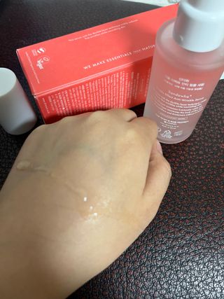 산다화 더블 이펙트 안티 링클 세럼 50ml — 5점을 준 리뷰어가 2023년 1월 올린 사용 사진