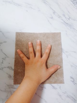 블뤼엔 일회용 수세미 — 5점을 준 리뷰어가 2021년 3월 올린 사용 사진