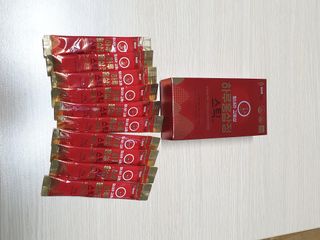 힘내라김홍삼 하루홍삼정스틱 10g x 10포 — 2.5점을 준 리뷰어가 2021년 3월 올린 사용 사진
