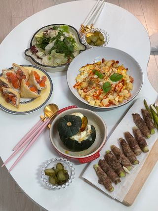 우주쿡 천연조미료 고메 프리미엄 시즈닝 6종 택1 청양고추+ /대파 /깻잎 /마늘 /생강 /표고버섯 — 5점을 준 리뷰어가 2021년 8월 올린 사용 사진
