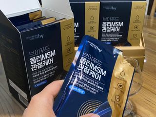 [브이푸드] 옵티MSM 관절케어 (70ml x30포) — 4.5점을 준 리뷰어가 2022년 7월 올린 사용 사진