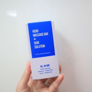 제이제이바이오 허브마사지바 올인원 알약비누 — 5점을 준 리뷰어가 2022년 3월 올린 사용 사진