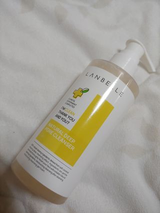 랑벨 내츄럴 딥 포어 클렌저 210ml (저자극 약산성 천연 클렌징 젤) — 5점을 준 리뷰어가 2022년 3월 올린 사용 사진
