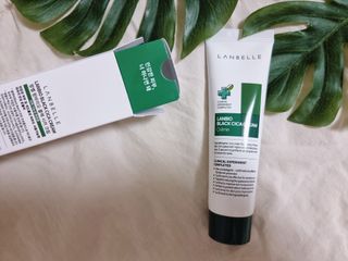 랑벨 랑바이오 블랙 시카 크림 50ml(블랙비 프로폴리스, 시카 4종, 판테놀 10 함유) — 5점을 준 리뷰어가 2022년 4월 올린 사용 사진