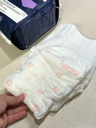 N[템포 ] 패드 내추럴 순면 입는 오버나이트 5P * 2개 — 5점을 준 리뷰어가 2024년 6월 올린 사용 사진