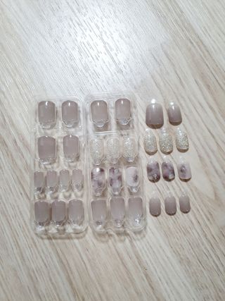 데싱디바 매직프레스 가을신상 숏 스퀘어_3종 중 택1 — 5점을 준 리뷰어가 2021년 9월 올린 사용 사진