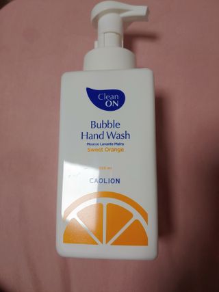 카오리온코스메틱스 클린온 버블 핸드 워시 500ml — 5점을 준 리뷰어가 2021년 8월 올린 사용 사진