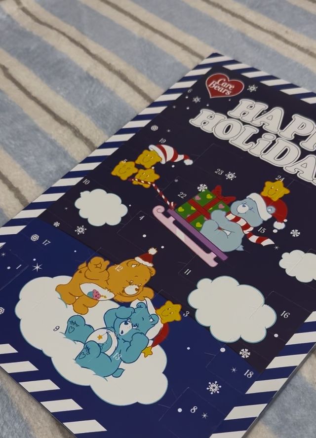 (얼리버드 키링증정)크리스마스 어드벤트 캘린더 초콜릿 🧸케어베어 미드나잇🌟 리뷰 사진