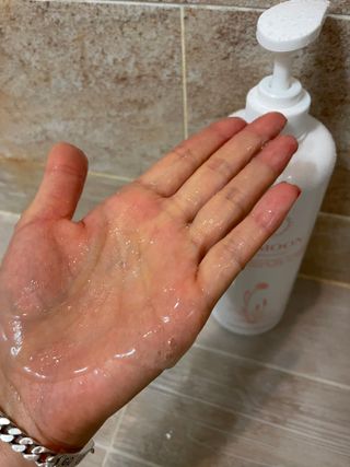 프리[닥터문] 유산균 락토케어 질경초 여성청결제 1000ml (젤타입) — 5점을 준 리뷰어가 2022년 6월 올린 사용 사진