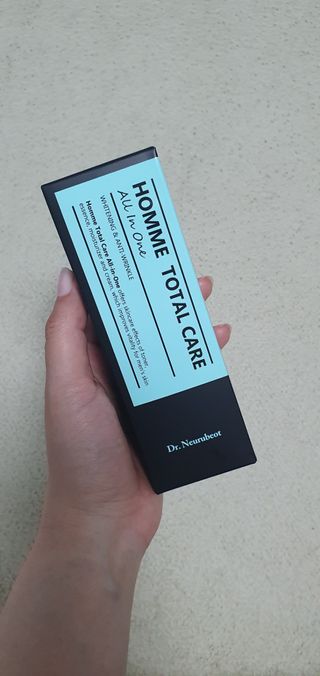 Dr.느루벗 느루벗 옴므 토탈 케어 올인원 118ml 남자 남성 스킨 로션 에센스 크림 화장품 — 5점을 준 리뷰어가 2021년 4월 올린 사용 사진
