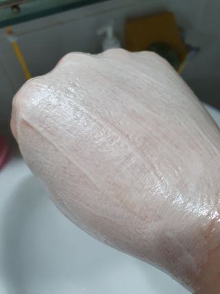 헤어플러스 콴디 플러피 클라우드 버블 팩 클렌저 — 5점을 준 리뷰어가 2021년 3월 올린 사용 사진