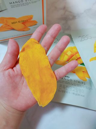 딜라이트 프로젝트 쫀득한 망고말랭이 5입 기획상품 — 5점을 준 리뷰어가 2021년 6월 올린 사용 사진