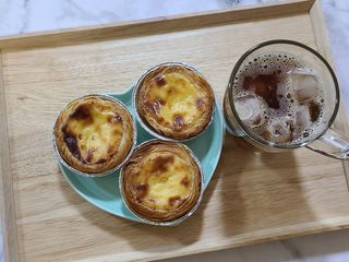 디앙뜨 포르투갈 에그타르트 오리지널 맛+패션후르츠 맛 중 택1 — 5점을 준 리뷰어가 2021년 8월 올린 사용 사진