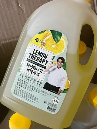 지오클린 레몬테라피 액체세제 2.5L 4개 — 5점을 준 리뷰어가 2022년 8월 올린 사용 사진