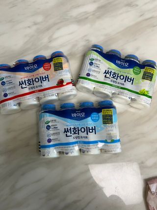 LIVE 매일바이오 썬화이버 드링킹 요거트 — 5점을 준 리뷰어가 2022년 8월 올린 사용 사진