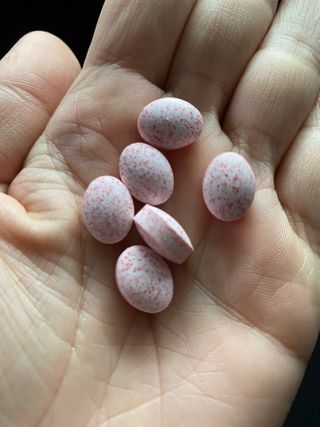 입 냄새 완화에 도움을 주는 에티켓 캔디 복숭아맛 앳캔디 — 5점을 준 리뷰어가 2020년 12월 올린 사용 사진