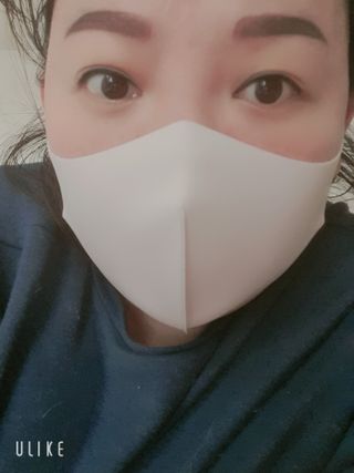 [에이블밤부] 리퓨어 쿠퍼 마스크 10color — 5점을 준 리뷰어가 2021년 3월 올린 사용 사진