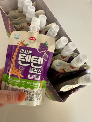 나우캠페인용 [한미사이언스] 우리 아이 튼튼, 엄마 마음 든든! 마시는텐텐 플러스 (100ml*10입) — 5점을 준 리뷰어가 2023년 12월 올린 사용 사진