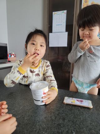젤리벨리 솜사탕 2종-딸기치즈케이크, 바닐라 — 5점을 준 리뷰어가 2022년 2월 올린 사용 사진