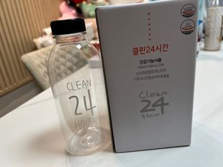 클린24시간 1BOX(5포) + 전용보틀(500ml) — 4.5점을 준 리뷰어가 2023년 2월 올린 사용 사진