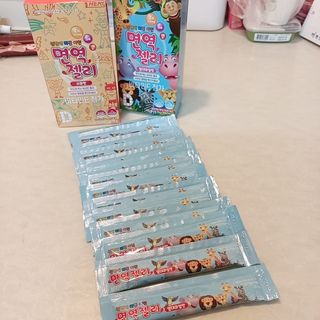 다나음 셀렌에 빠진 아연면역젤리 열대과일맛+사과맛 — 5점을 준 리뷰어가 2023년 1월 올린 사용 사진
